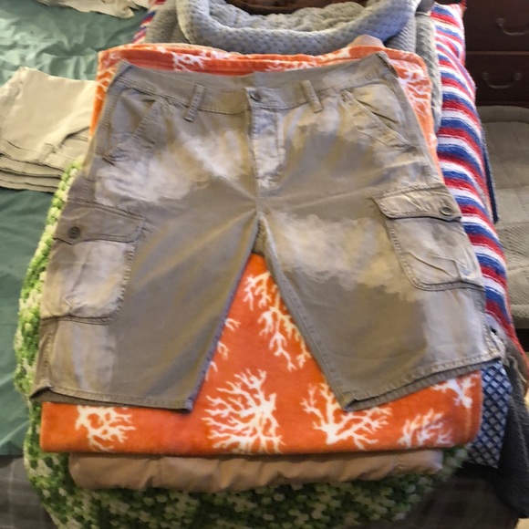 Vintage 2015 True Religion Midnight ThunderDean Cargo Shorts Style:MNQB085ND8